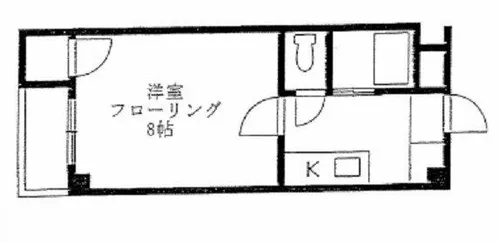 ツリガミ海老江ツインビルパートⅡ【2階】の間取り