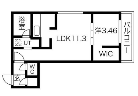 パーチェ円山裏参道【3階】の間取り