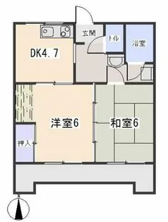 コーポ前田【303号室】の間取り