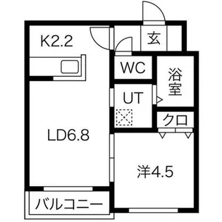 BELL WALK2【3階】の間取り