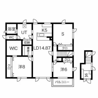 麻生住宅【2号室】の間取り