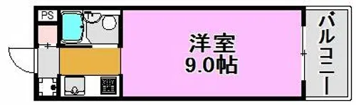 ビューテラスⅢ【3階】の間取り