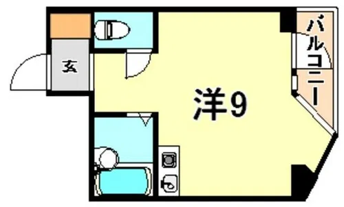 ドミール寺尾【4階】の間取り