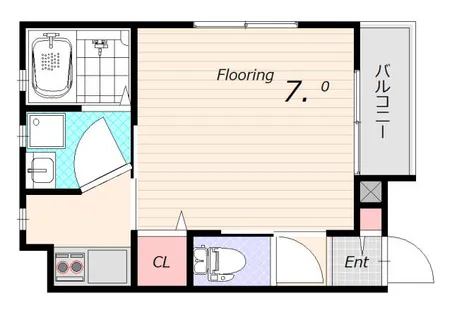 KARIN新長田【1階】の間取り