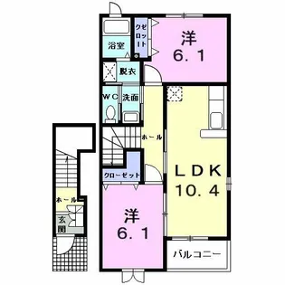 ファインエステート【2階】の間取り