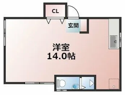 国玉ハイツ【2階】の間取り