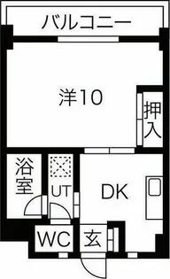 グリーンハイツ徳川【4階】の間取り