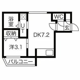 VERIEST琴似【4階】の間取り