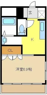 フェリーチェ【3階】の間取り