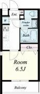 ソフィアコート長居公園【1階】の間取り