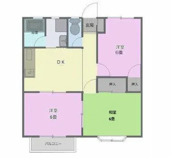 フォレスタTC Ⅰ【1階】の間取り