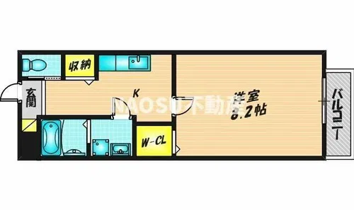 サニーコート花園【203号室】の間取り