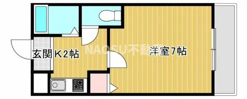 プレアール御幸町【202号室】の間取り