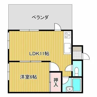 東洋プラザしろきた【3階】の間取り