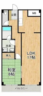 安田ビル【4階】の間取り