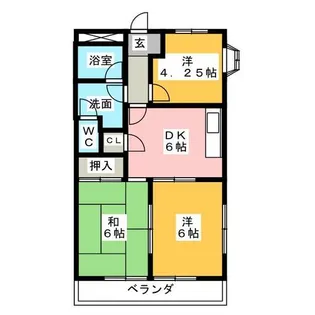 エスポワール【2階】の間取り