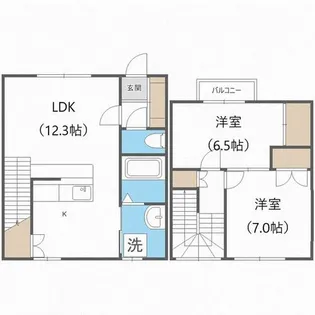 白樺館【1階】の間取り