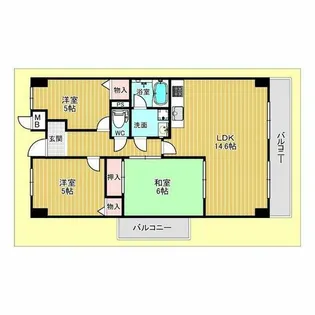 ニチゴマンション2【1階】の間取り