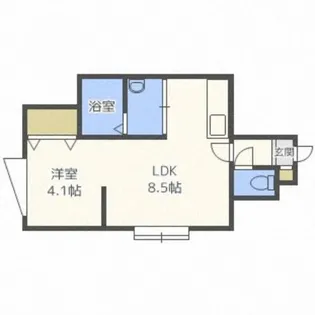 ドマーニ澄川【3階】の間取り