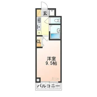 サムパティーク山科【9階】の間取り