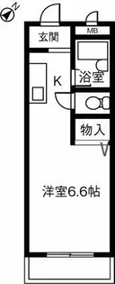 メゾン勝川【413号室】の間取り