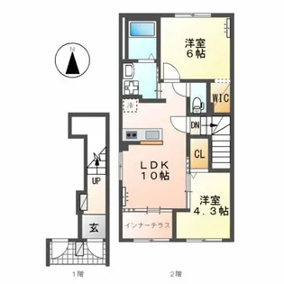 アルザスヒルズ【2階】の間取り