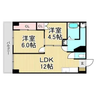 福岡県春日市若葉台東3丁目【マンション】の間取り