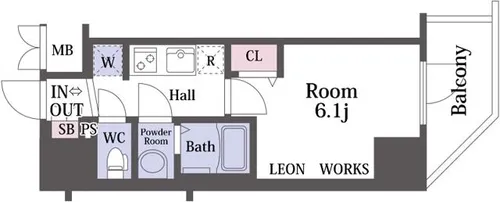 プレサンス天王寺勝山【603号室】の間取り
