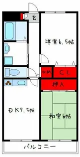 ヴィラサルーテ【1階】の間取り