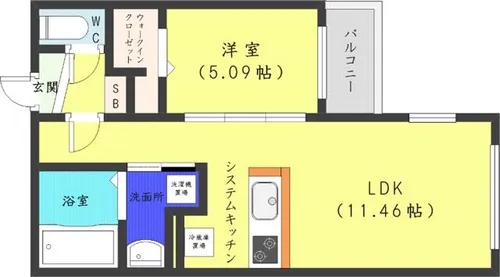 MCdIARMID【4階】の間取り