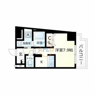 NAKAZAKI No.66【5階】の間取り