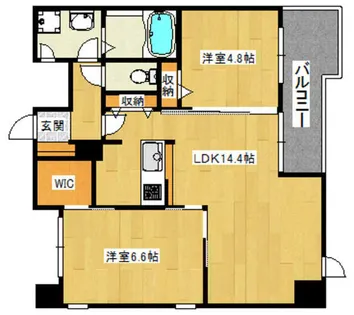 アーバネックス高槻芥川【9階】の間取り