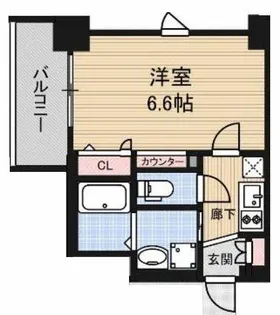 アドバンス大阪城北ルミウス【2階】の間取り