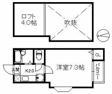 ポラリスマリーナ 42【2階】の間取り