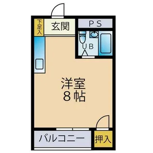 シャンタルⅡ【205号室】の間取り