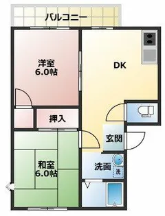 ゆったりpopo【3階】の間取り
