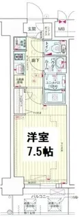 プレサンス堺筋本町センティス【11階】の間取り
