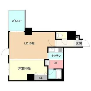 パークヒルズイースト23B【9階】の間取り