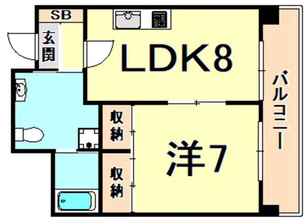 エスペランサ藤井2【3階】の間取り