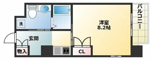 ORANGETSIDE【2階】の間取り