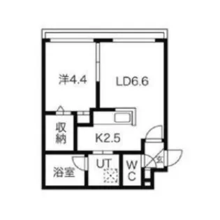 スペランツァマルヤマ【1階】の間取り