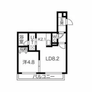 スペランツァマルヤマ【3階】の間取り