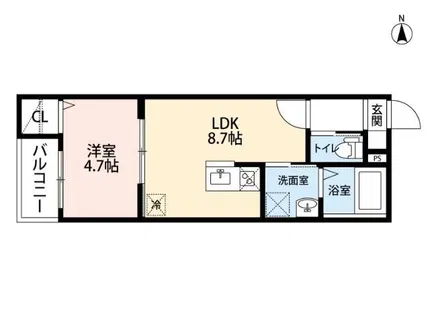 Monstera野並【2階】の間取り