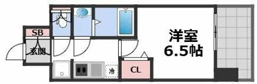 ブランシエスタ森ノ宮【12階】の間取り