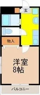 グリーンハイツ2【1階】の間取り