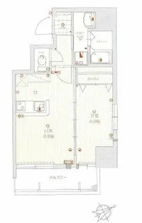 ウインステージ箱崎Ⅱ【12階】の間取り