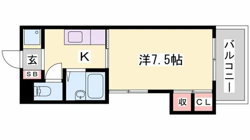メゾン・ジュネス【3階】の間取り
