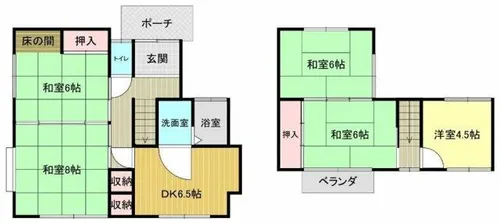 兵庫県姫路市町田【一戸建】の間取り
