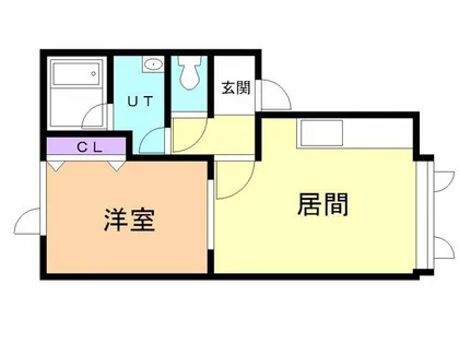 ベルシーヌ緑【101号室】の間取り