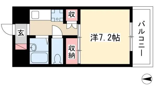 クラフトアルス【2階】の間取り